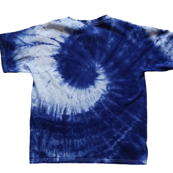 Hand Crafted Other - #42 Tie Dye Houdini Blue and White Spiral Design Youth Size Large